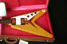 Gibson Custom Shop 1958 Korina Flying V Reissue VOS White Guard セール期間限定価格_8