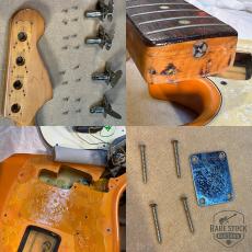 Fender 1971 Mustang Bass Competition Oranga Lefty_15