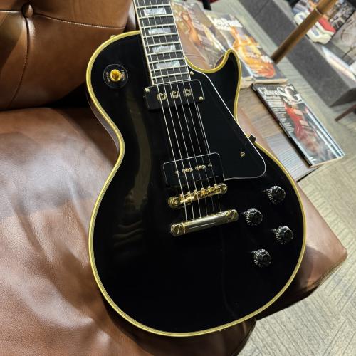 Gibson 【希少モデル】1954 Les Paul Custom Staple Pickup Reissue VOS Ebony #45566 [4.15kg]