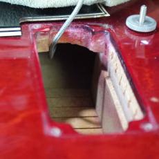 Gibson ES-335TD Cherry 人気の Wide Nut1965年製です。_17