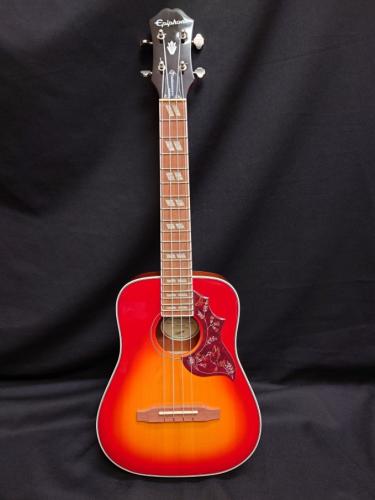 Epiphone Hummingbird Studio Tenor Ukulele, Faded Cherry Sunburst