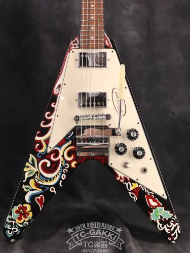 Gibson Custom Shop 2006 INSPIRED BY Jimi Hendrix Psychedelic Flying V