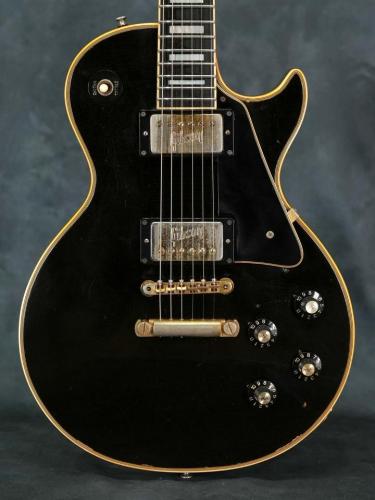 Gibson 1972 Les Paul Custom Embossed Pickups Black