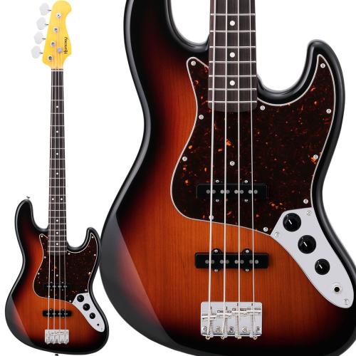 HISTORY HJB-Standard 3TS 3Tone Sunburst 国産エレキベース 日本製Standard series