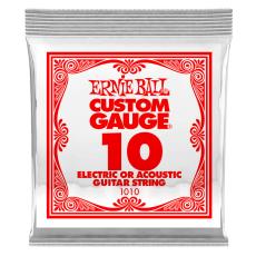 ERNIE BALL 1010 エレキギター/アコギ弦 010 プレーンスチール 【バラ弦1本】