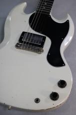 Gibson Custom Shop Murphy Lab 1963 SG Junior w/ Humbucker "Polaris White" Light Aged【3.01kg】【1本限定生産】_5