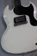 Gibson Custom Shop Murphy Lab 1963 SG Junior w/ Humbucker "Polaris White" Light Aged【3.01kg】【1本限定生産】_6