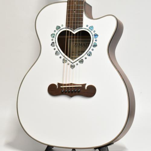 ZEMAITIS CAF-90HCW White Abalone 【スプルース×サペリ/トップ単板】【エレアコ仕様】