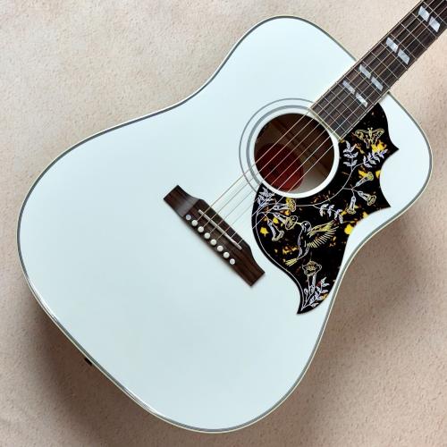 Gibson Custom Shop Hummingbird Alpine White Gloss #20096025【無金利キャンペーン・送料当社負担】