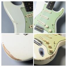 Fender Custom Shop 1963 Stratocaster Relic -Aged Olympic White- _4