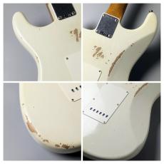 Fender Custom Shop 1963 Stratocaster Relic -Aged Olympic White- _9