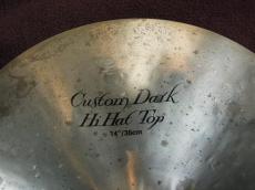 Zildjian K Custom Dark HiHats  Top 14"_2