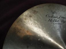 Zildjian K Custom Dark HiHats  Top 14"_5