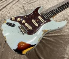 Fender Custom Shop 【USED】Limited Edition 1961 Stratocaster Heavy Relic Left Hand Sonic Blue over 3CS [2023年製] [3.46kg]【G-CLUB TOKYO】_4