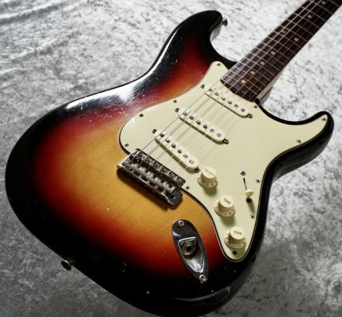 Fender 1963 Stratocaster 3 Tone Sunburst 【3.39kg】【極上ハカランダ指板】
