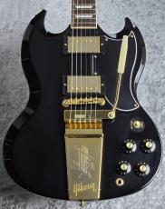 Gibson SG Standard '61 Maestro Vibrola T-Type Ebony Gold Hardware #226750076 [3.12kg]_2
