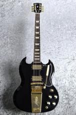 Gibson SG Standard '61 Maestro Vibrola T-Type Ebony Gold Hardware #226750076 [3.12kg]_3