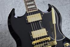 Gibson SG Standard '61 Maestro Vibrola T-Type Ebony Gold Hardware #226750076 [3.12kg]_9