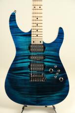 TOM ANDERSON Angel Deep Bora to Transparent Blue Burst with Binding Matching Back