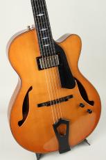 Grimes 15inch Custom Archtop Figured Koa Back /Natural_3