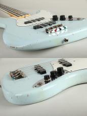 Fender Custom Shop 1966 Jazz Bass Faded Sonic Blue Journeyman Relic 2017_10