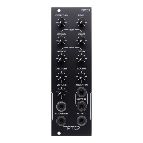 Tiptop Audio BD909 Bass (Black Panel) ドラムジェネレーターモジュール ブラック [TR-909 Bass Drum]909-BD