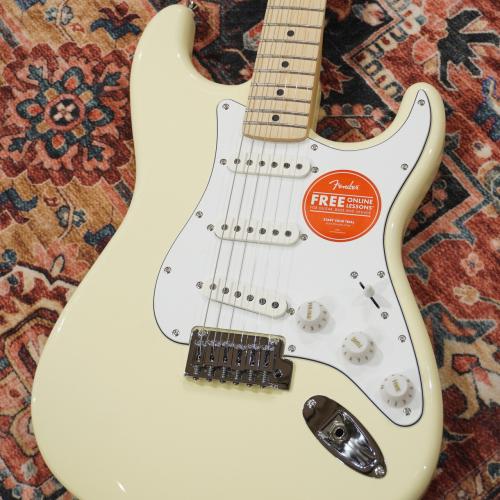 Squier Affinity Series Stratocaster Olympic White / Maple【定番エントリーモデル】【約3.3Kg】