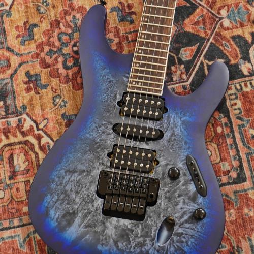 Ibanez S770-CZM(Cosmic Blue Frozen Matte) 【特価】【2.89Kg】