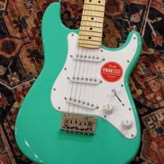 Squier Mini Stratocaster Maple Fingerboard White Pickguard / Sea Foam Green 【ミニギター】