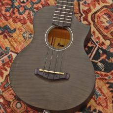 Ibanez UEW12E / BIF (Black Ice Flat ) 【エレクトリック・コンサートウクレレ】【スポット品】