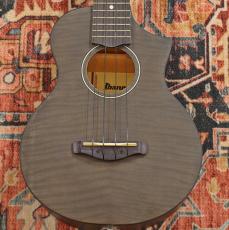 Ibanez UEW12E / BIF (Black Ice Flat ) 【エレクトリック・コンサートウクレレ】【スポット品】_3