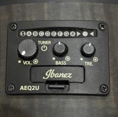 Ibanez UEW12E / BIF (Black Ice Flat ) 【エレクトリック・コンサートウクレレ】【スポット品】_6