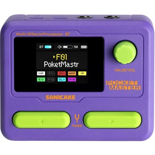 SONICAKE Pocket Master QME-10PP / Purple 【超小型マルチエフェクター】