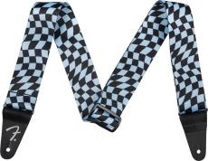 Fender Wavy Checkerboard Polyester Strap Blue