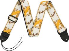 Fender Fender 2" Monogrammed Straps  WHITE/BROWN/YELLOW