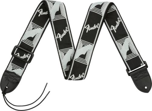 Fender Fender 2" Monogrammed Straps BLK/LT GREY/DK GREY