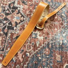 moody 2.5" Suade Backed Guitar Strap -  Orange/Cream Standard_2