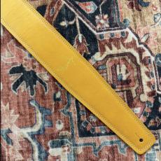 moody 2.5" Suade Backed Guitar Strap - Camel/Cream Standard_6