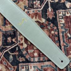 moody 2.5" Suade Backed Guitar Strap -  LightGreen/Cream Standard_6