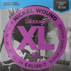 D'addario XL Nickel Round Wound EXL120-7 【7弦ギター用】