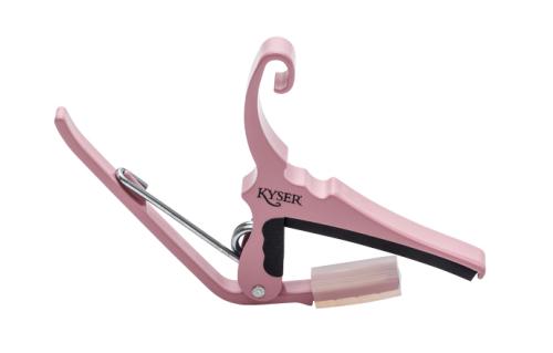 Kyser Quick-Change Acoustic Capo KG6KA 6-String Pink【定番アコースティックギター用カポタスト】