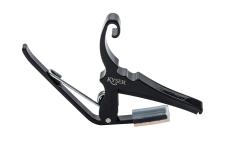 Kyser Quick-Change Acoustic Capo KG6BA 6-String Black【定番アコースティックギター用カポタスト】