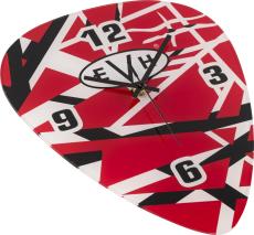 EVH EVH Pick Shape Clock, Red/White/Black Stripes【壁掛け時計】【プレゼントにもオススメ!】_2