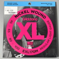 D'addario EXL170M 45-100 ミディアムスケール