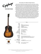 Epiphone 【ご予約受付中】 Custom Tamio Okuda J-45 【2025年9～10月頃入荷予定 】※内金決済用ページ_11