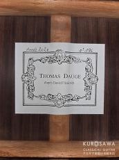Thomas Dauge トーマス・ドージ 2026年製 Daniel Freiderich 杉・ローズウッド【日本総本店2F 在庫品】_4