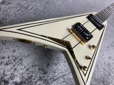 Jackson Pro Series Rhoads RRT-3 -Ivory with Black Pinstripes-_3