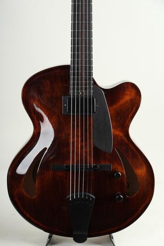 Victor Baker Guitars Model 15 Archtop 1 Pickup Light Cello Brown Gloss Finish 2026