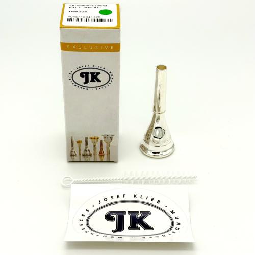 JK 2DK マウスピース フレンチホルン 銀メッキ仕上げ Kシリーズ