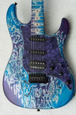 James Tyler Studio Elite HD Faux Matching Head, Neck, and Fingerboard w/Silver EXP logo -Tuckeberry Shmear-_3